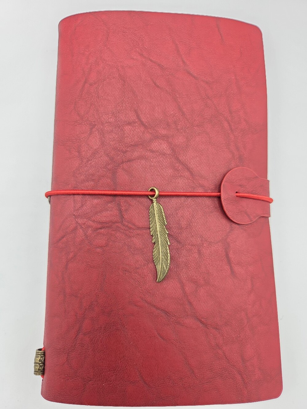 Red Faux Leather Journel